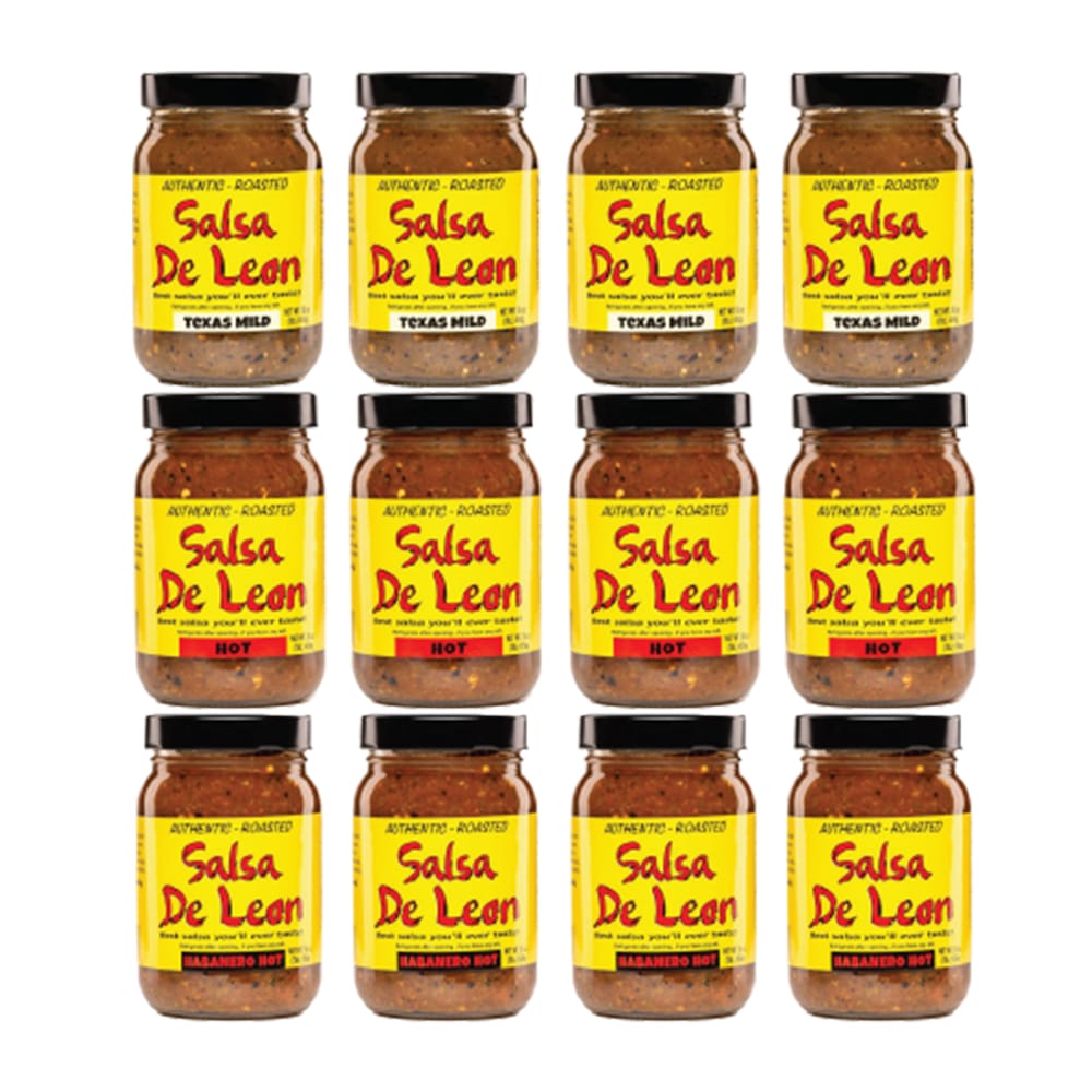Red Salsa – Medium (12 Jars) – La Estrellita Salsa Company